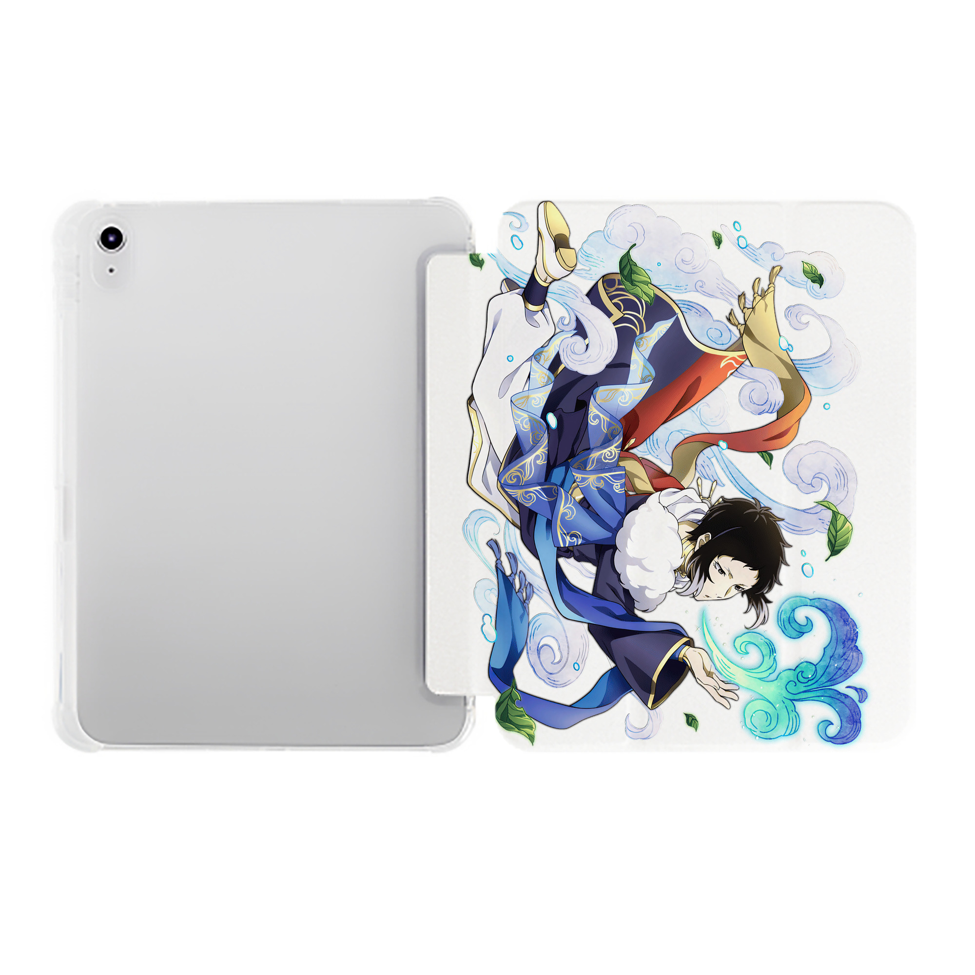 （画像用） 文豪ストレイドッグス Bungo Stray Dogs IPad ケース ペン収納付き 三つ折りスタンド PUレザー×シリコン 対応機種9.5/10.5/10.9インチ
